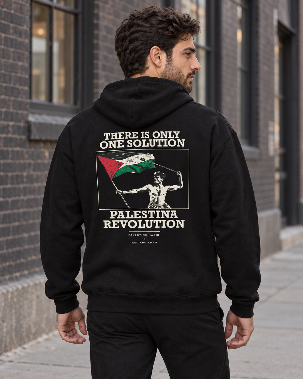 Palestina Revolution X Aed Abu Amro Hoodie