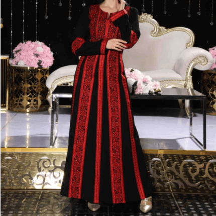 Embroidered Thobe Abaya Traditional Palestinian Thob caftan Dress all Sizes